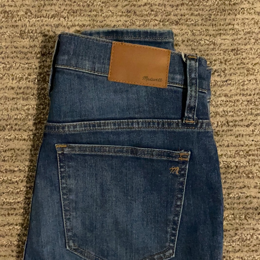 Madewell 9” high rise skinny crop